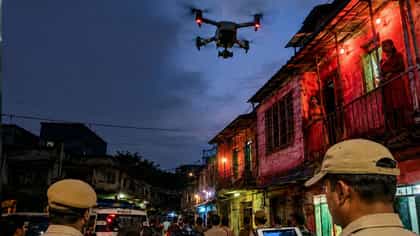 কড়া প্রশাসন, এবার নিষিদ্ধপল্লিতে ওড়ানো হল ড্রোন! যা করা হল