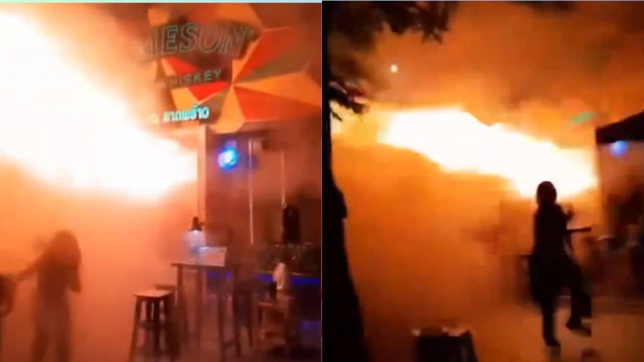 Bangkok Pub Fire: হু হু করে বেরিয়ে আসছে আগুনের শিখা, সামনে যে আসছে, সেই শেষ! পানশালায় অগ্নিকাণ্ডে মৃত অন্তত ২৭