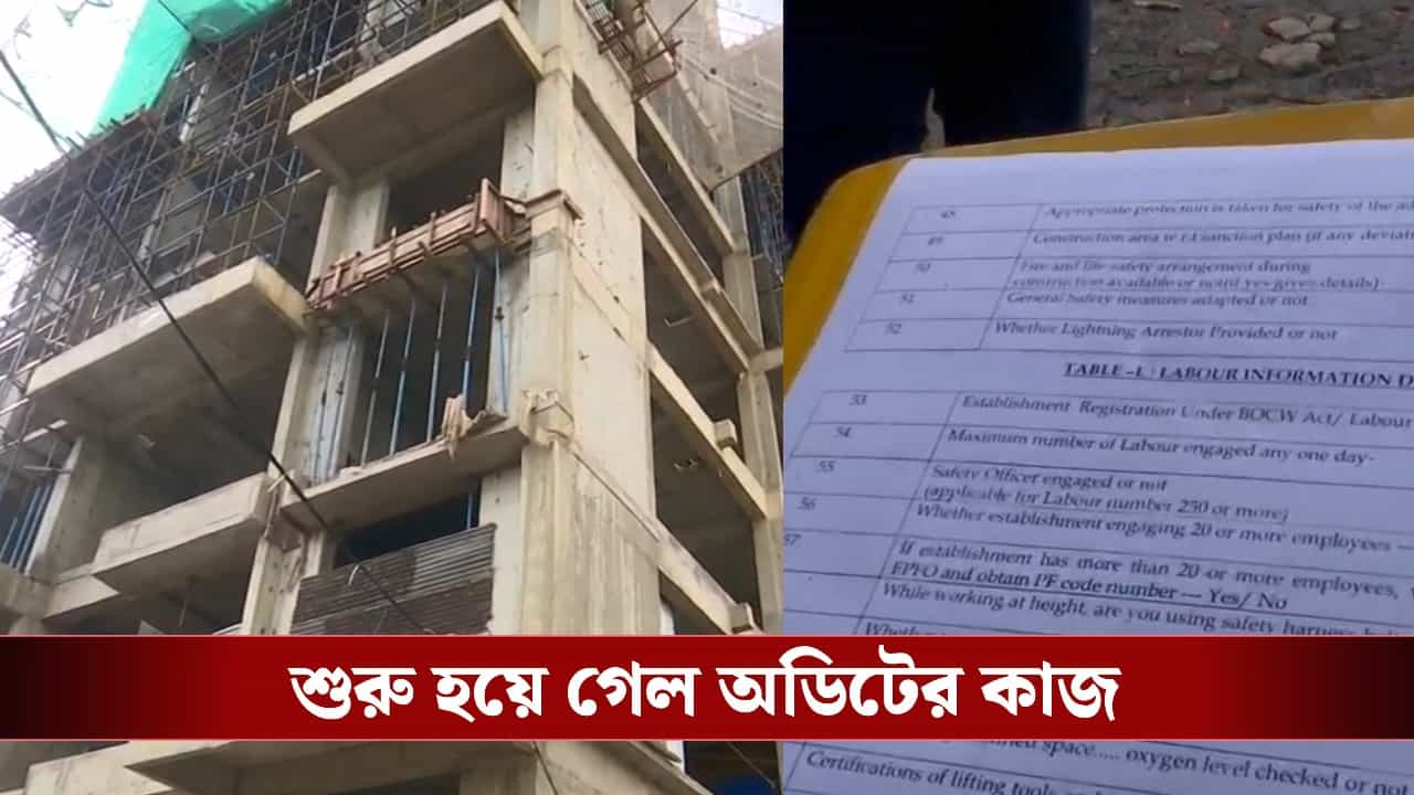 Under Construction Building: ৬৩টি পয়েন্ট, ৬-৯ বিভাগের যৌথ টিম! ৩১ জুলাইয়ের ডেডলাইন মাথায় নিয়ে পুরোদমে শুরু নির্মীয়মান বহুতলের অডিট Under Construction Building: ৬৩টি পয়েন্ট, ৬-৯ বিভাগের যৌথ টিম! ৩১ জুলাইয়ের ডেডলাইন মাথায় নিয়ে পুরোদমে শুরু নির্মীয়মান বহুতলের অডিট