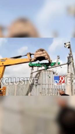 শওকতের ছেলের ক্যাফে ভাঙার কাজ শুরু প্রশাসনের
