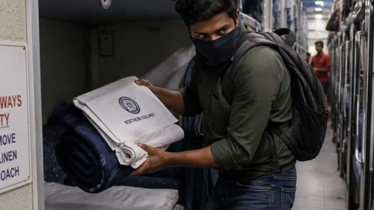 Indian Railways Bedroll Theft: এসি কামরায় উঠেই হাত সাফাই, ৪ বছরে ১০৪ কোটি টাকার ক্ষতি রেলের! কোন জিনিস সবথেকে বেশি চুরি হয়েছে জানেন? Indian Railways Bedroll Theft: এসি কামরায় উঠেই হাত সাফাই, ৪ বছরে ১০৪ কোটি টাকার ক্ষতি রেলের! কোন জিনিস সবথেকে বেশি চুরি হয়েছে জানেন?