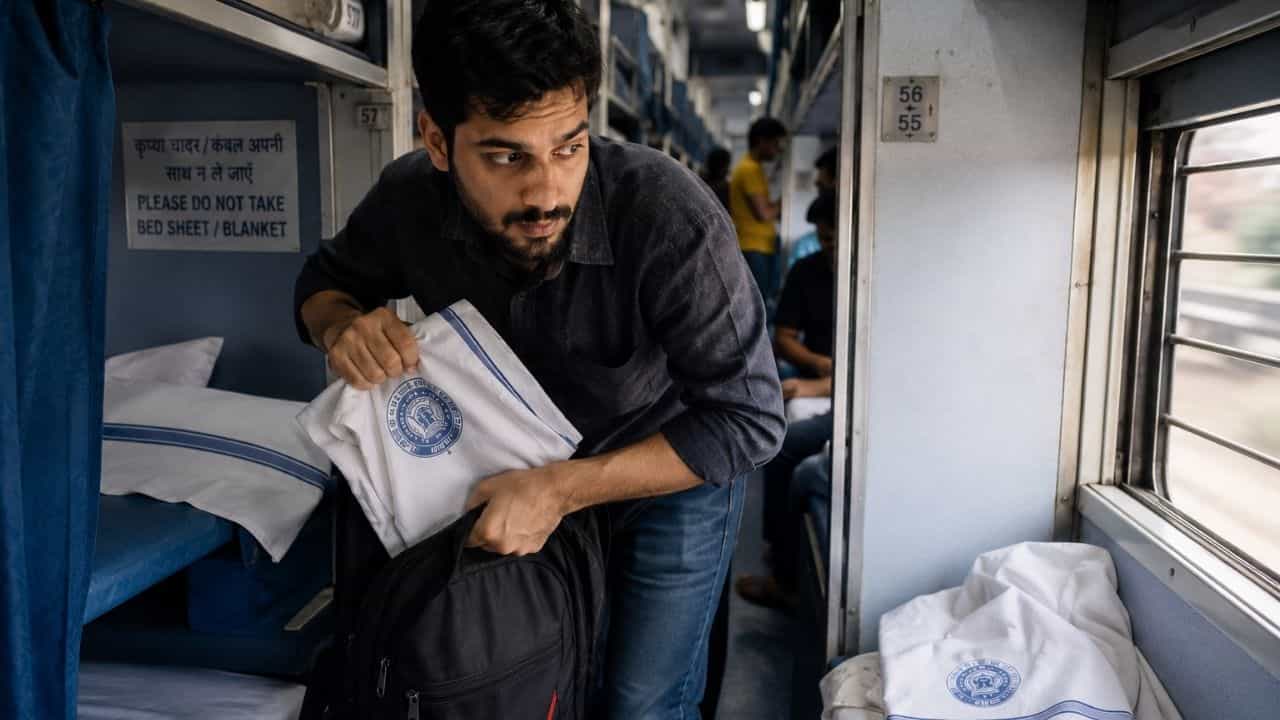 Railways Bedroll: ট্রেনের কম্বল-চাদরে থাকবে QR Code, ব্যাগে পুরলেই সর্বনাশ! বড় প্ল্যান রেলের Railways Bedroll: ট্রেনের কম্বল-চাদরে থাকবে QR Code, ব্যাগে পুরলেই সর্বনাশ! বড় প্ল্যান রেলের