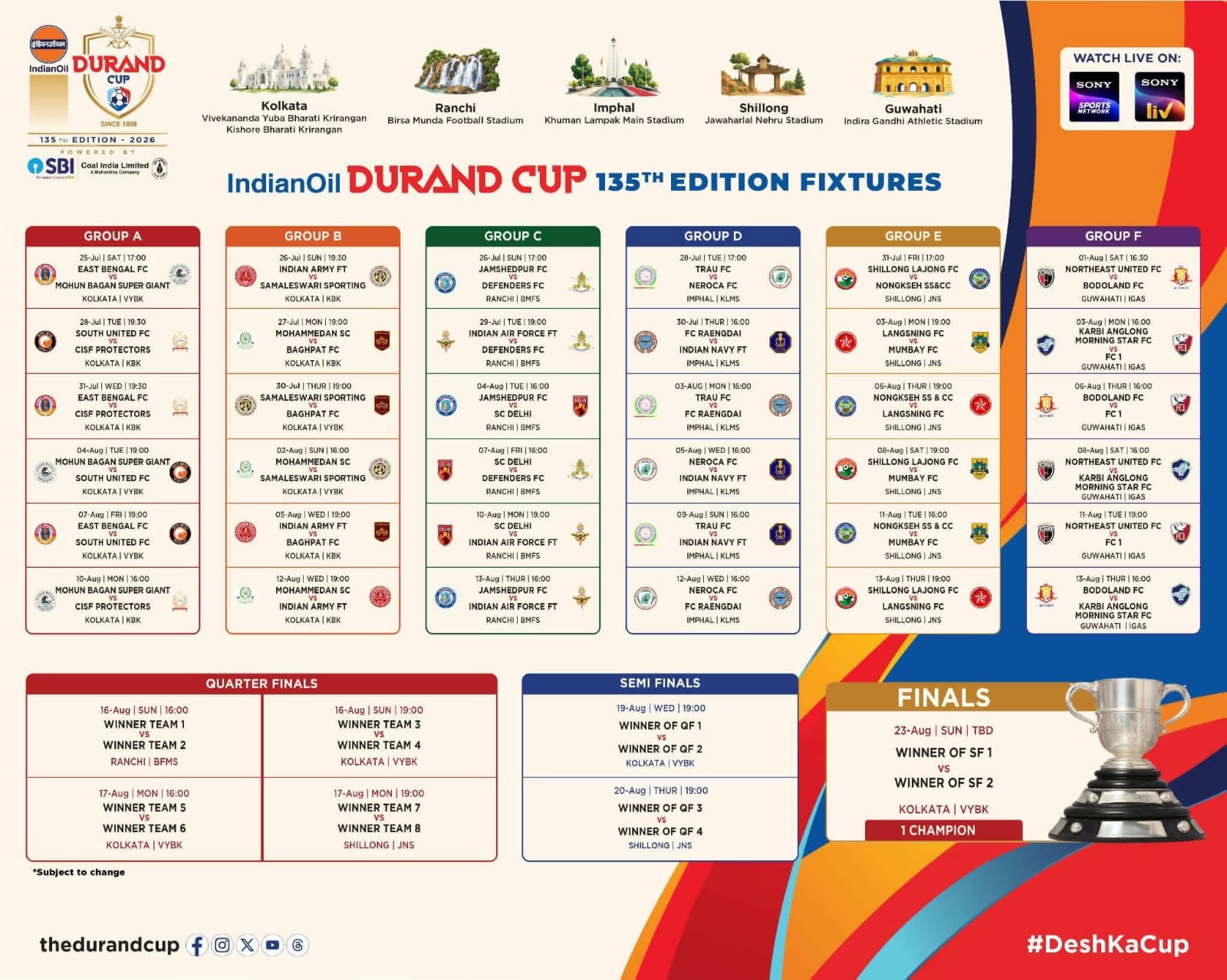 Durand Cup 2026