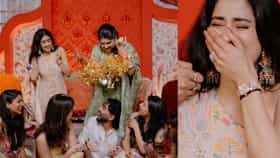 গয়না নয়, কবজির জোরেই অংশুলার অনুষ্ঠানে চমকে দিলেন জাহ্নবী!