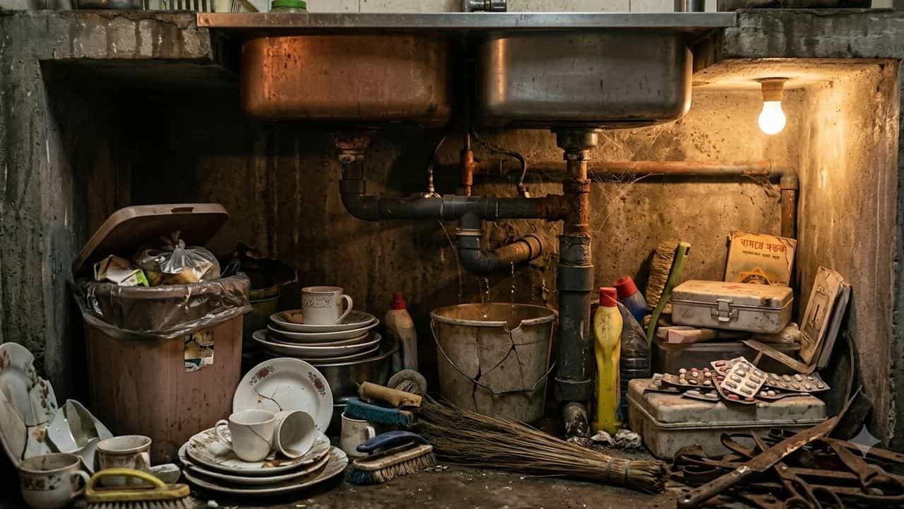 Vastu Tips for Kitchen Sink: বেসিনের নীচে ভুলেও রাখবেন না এই জিনিস, সংসারে নামবে চরম অশান্তি! Vastu Tips for Kitchen Sink: বেসিনের নীচে ভুলেও রাখবেন না এই জিনিস, সংসারে নামবে চরম অশান্তি!