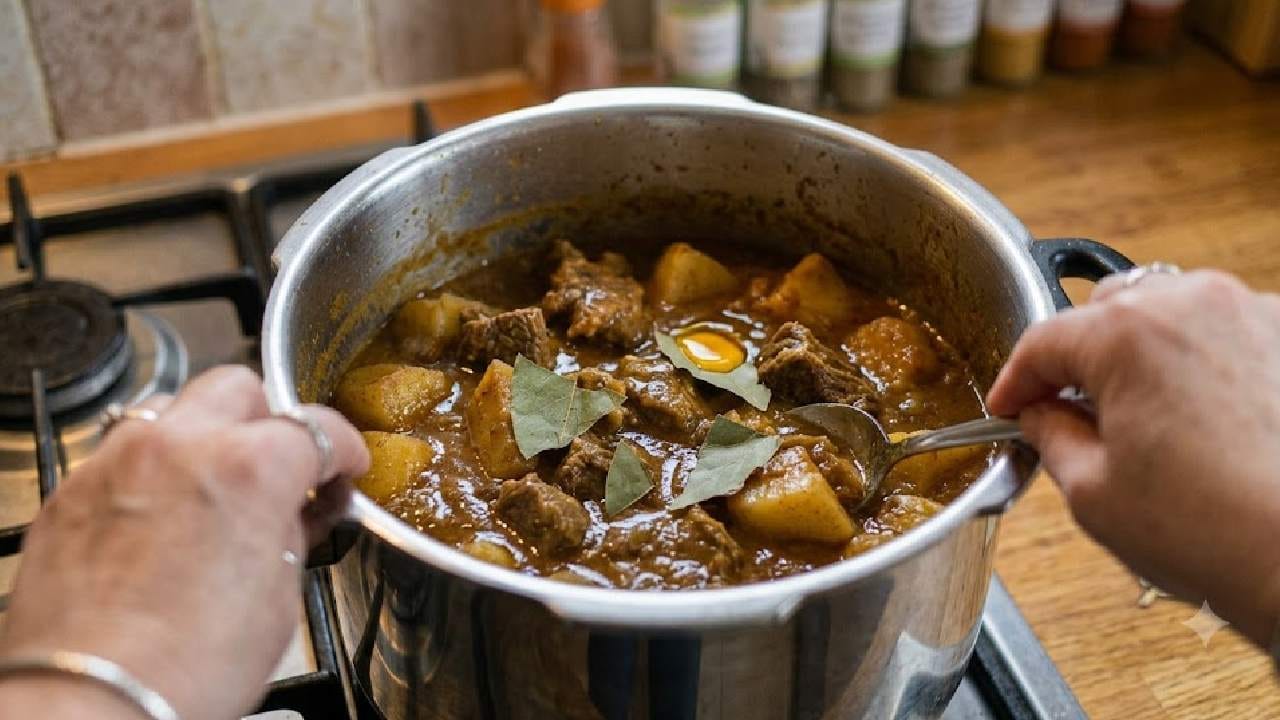 রান্না নিরাপদ রাখার আরেকটি দারুণ উপায় হল তেজপাতা কুকারের তরলের ওপর ভাসিয়ে না রেখে মাংস, আলু বা অন্যান্য ভারী উপাদানের নিচে ভালো করে চাপা দিয়ে দেওয়া। এর পাশাপাশি ফেনা তৈরি হয় এমন কিছু রান্নার সময় এক চামচ তেল বা মাখন মিশিয়ে দিলে ফেনা হওয়া অনেকটাই কমে যায় এবং তেজপাতা বা অন্য কোনও মশলা ওপরে ভেসে ওঠার সুযোগ পায় না। Gemini AI