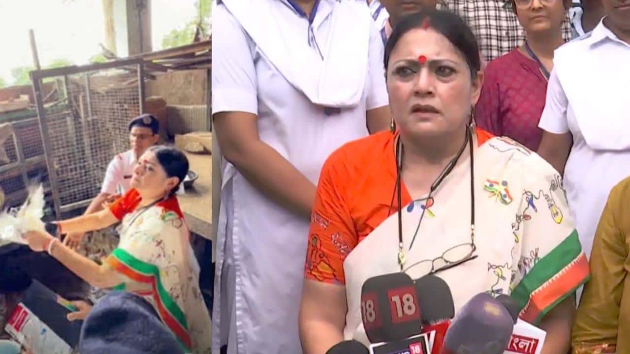 Agnimitra Paul in Market: আমি কি ঘাসে মুখ দিয়ে চলি?, বলেই খাঁচা খুলে একের পর এক পায়রা ওড়ালেন অগ্নিমিত্রা