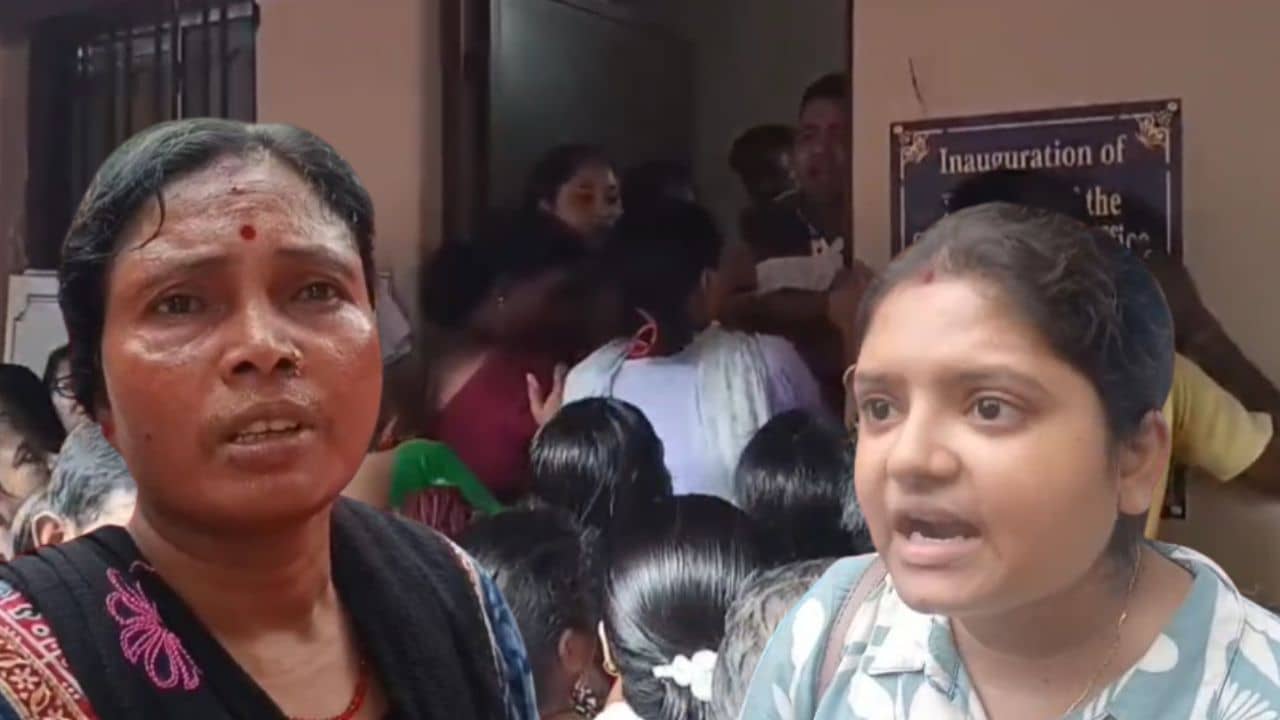 Annapurna Yogana Protest: ১২ লক্ষের কম আয় পরিবারের, কেন পাব না?, অন্নপূর্ণার টাকা না পেয়ে SDO অফিসে ইট ছুড়লেন মহিলারা
