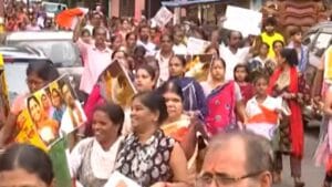 ৩ হাজার পেয়ে খুশি, মুখ্যমন্ত্রীকে ধন্যবাদ জানিয়ে মিছিল শ্যামপুকুরে