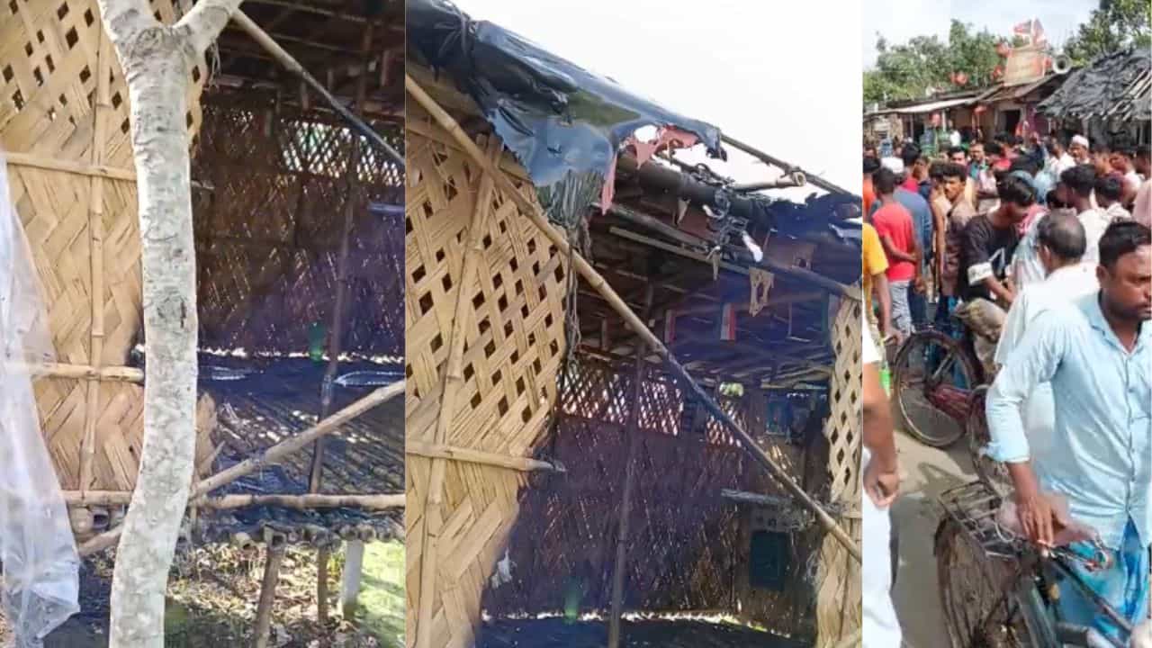 ISF Party Office: ভাঙড়ে পুড়িয়ে দেওয়া হল ISF পার্টি অফিস ISF Party Office: ভাঙড়ে পুড়িয়ে দেওয়া হল ISF পার্টি অফিস