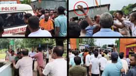 এবার বিজেপি নেতাদের লক্ষ্য করে উড়ে এল ডিম!