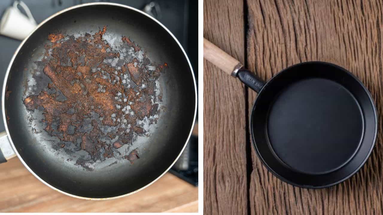 Frying Pan: বেকিং সোডা বা ভিনিগার নয়, কালো-পোড়া প্য়ান পরিস্কার করুন ঘরে থাকা এই উপকরণে Frying Pan: বেকিং সোডা বা ভিনিগার নয়, কালো-পোড়া প্য়ান পরিস্কার করুন ঘরে থাকা এই উপকরণে