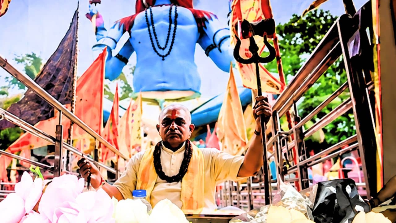 Dilip Ghosh Acting: এবার ত্রিশূল হাতে পর্দায় দিলীপ ঘোষ, বললেন, সব নেতাই অভিনেতা