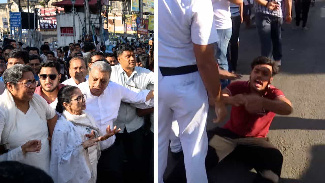 Mamata Banerjee at Shyambazar: হালিশহরের পর শ্যামবাজার, ফের মমতাকে শুনতে হল সেই স্লোগান Mamata Banerjee at Shyambazar: হালিশহরের পর শ্যামবাজার, ফের মমতাকে শুনতে হল সেই স্লোগান
