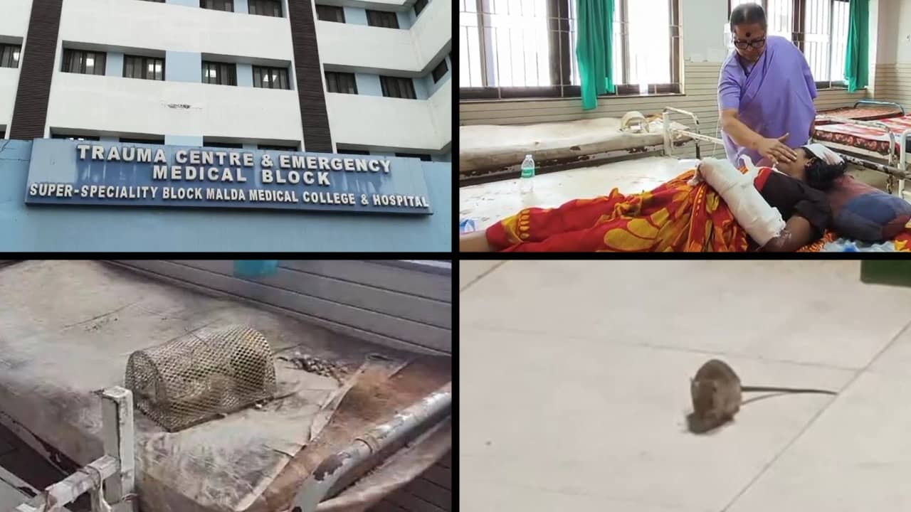 Malda Medical College: রোগীর পাশে ইঁদুর ধরার কল, মালদহ মেডিক্যালের হাল দেখে সরব BJP নেত্রী