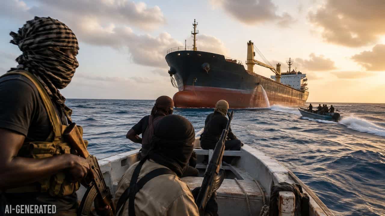 Ship Hijacking: সোমালিয়া ও ইয়েমেনে দু'টি জাহাজ হাইজ্যাক জলদস্যুদের, ছিলেন ২২ ভারতীয় নাবিক Ship Hijacking: সোমালিয়া ও ইয়েমেনে দু'টি জাহাজ হাইজ্যাক জলদস্যুদের, ছিলেন ২২ ভারতীয় নাবিক