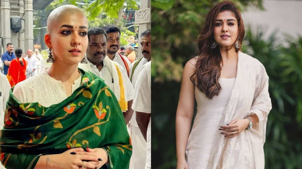 Nayanthara bald look: ন্যাড়া মাথায় তিরুপতিতে নয়নতারা? নেটদুনিয়ায় ছবি ফাঁস হতেই তোলপাড় Nayanthara bald look: ন্যাড়া মাথায় তিরুপতিতে নয়নতারা? নেটদুনিয়ায় ছবি ফাঁস হতেই তোলপাড়