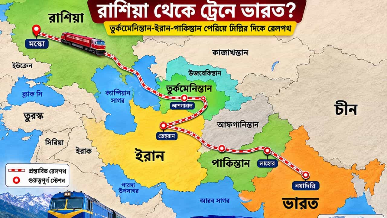 Russia-India Train Proposal: রাশিয়া থেকে সোজা ভারত অবধি ট্রেন চলবে? বিরাট প্রস্তাব উপ-প্রধানমন্ত্রীর Russia-India Train Proposal: রাশিয়া থেকে সোজা ভারত অবধি ট্রেন চলবে? বিরাট প্রস্তাব উপ-প্রধানমন্ত্রীর