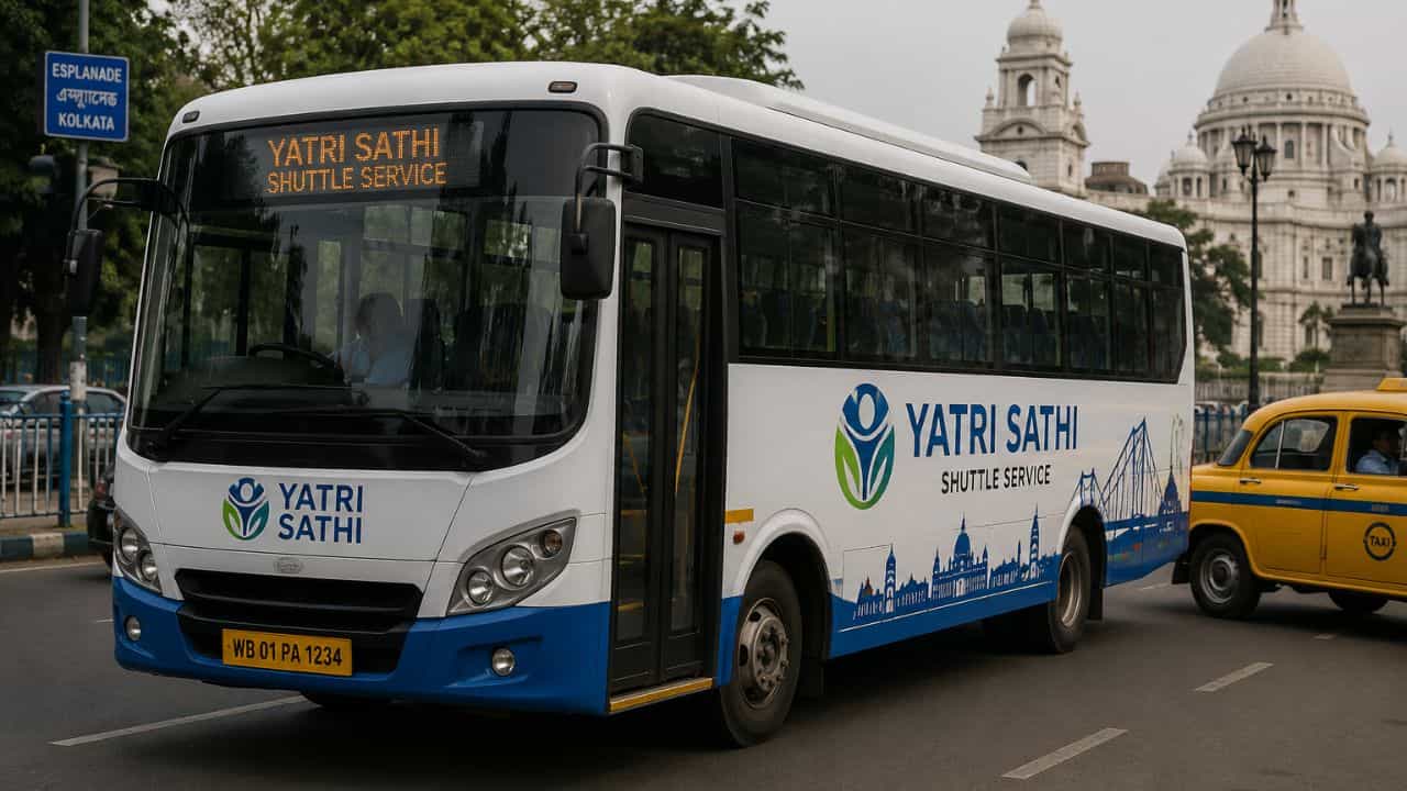 Yatri Sathi Shuttle Service: যাতায়াতে আরও সুবিধা, মাত্র ৩৯ টাকাতেই শাটল পরিষেবা চালু করছে যাত্রী সাথী Yatri Sathi Shuttle Service: যাতায়াতে আরও সুবিধা, মাত্র ৩৯ টাকাতেই শাটল পরিষেবা চালু করছে যাত্রী সাথী