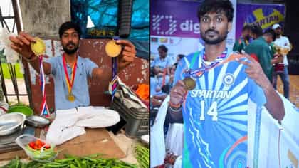 দেশের হয়ে ৪টি সোনার পদক,চাকরি না পেয়ে সবজি বিক্রি করেছেন রাঁচির অমরদীপ