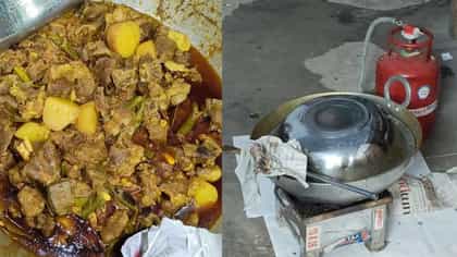 মাটনের ঝোল সঙ্গে গরম ভাত,রাতে DI অফিসের ভিতরে চলছিল পিকনিক, তারপরই..