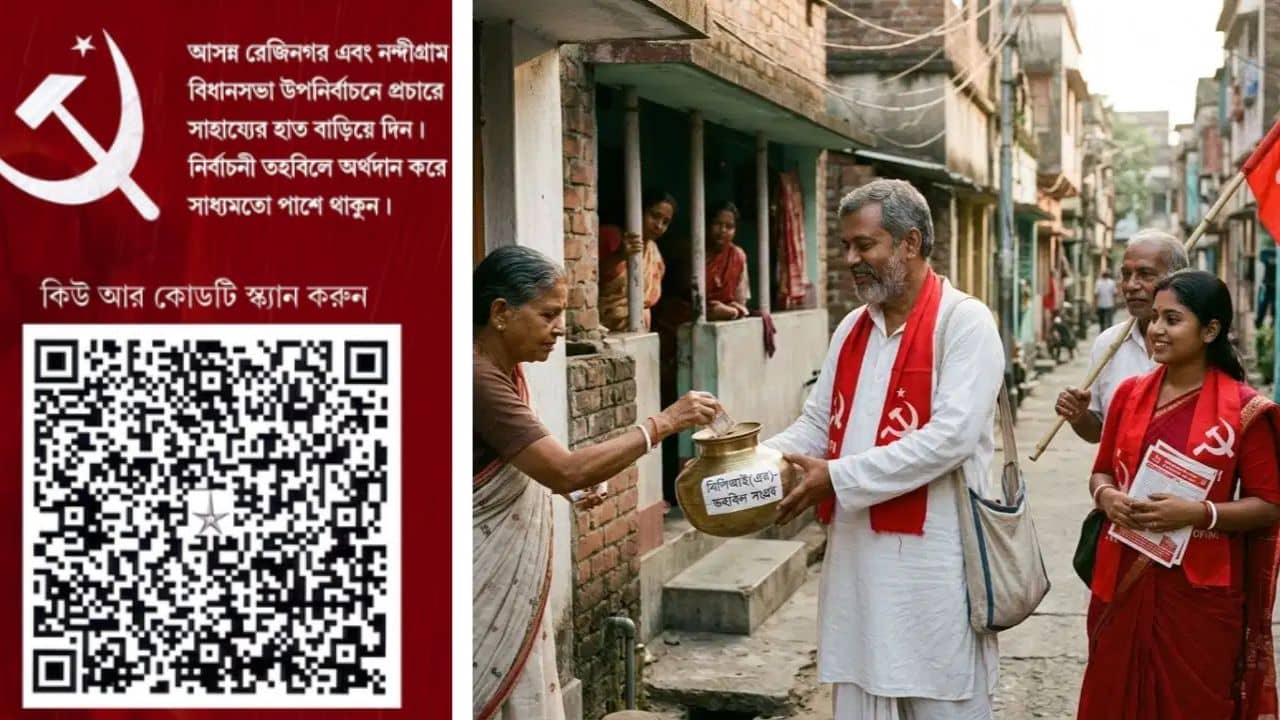 CPIM: উপনির্বাচনে CPM-র প্রচারের খরচের জন্য অর্থ সাহায্য চেয়ে কিউআর কোড দিলেন সেলিম