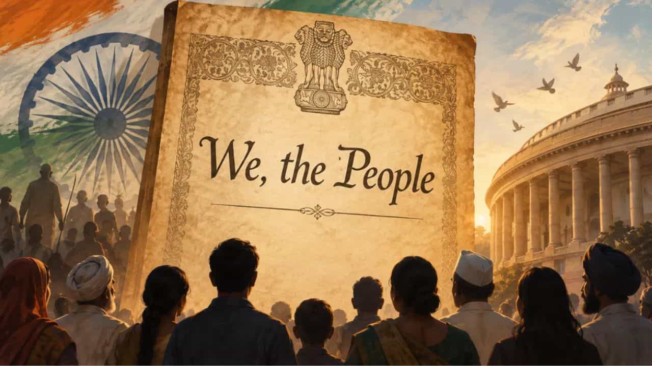 ভারতের সংবিধান কেন ‘We, the People’ দিয়ে শুরু হয়? উত্তরটা আপনাকে চমকে দেবে... ভারতের সংবিধান কেন ‘We, the People’ দিয়ে শুরু হয়? উত্তরটা আপনাকে চমকে দেবে...