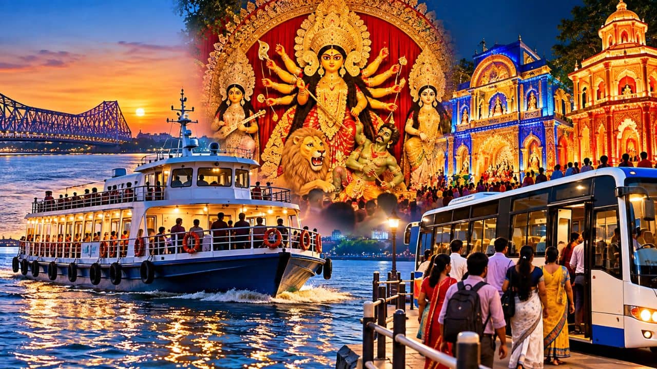 Durga Puja Transport: গঙ্গাবক্ষে পুজো পরিক্রমা! বিশেষ লঞ্চে চেপেই দেখতে পাবেন কলকাতার এই নামী পুজোগুলো, ভাড়া কত জানেন?