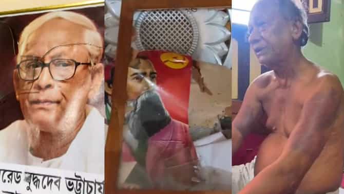 CPM পার্টি অফিসে হামলা, ভাঙা হল রবীন্দ্রনাথ-বুদ্ধদেবের ছবির ফ্রেম