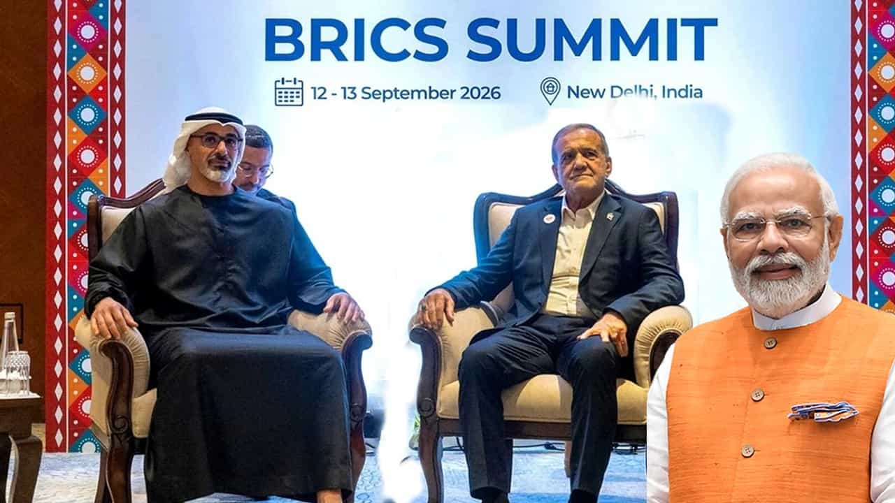 Iran-UAE Leaders Meet in India: ব্রিকসের ফাঁকে কোন 'জাদুবলে' বৈঠকে বসেছিল ইরান-UAE? মোদীর 'মাস্টারস্ট্রোক' নিয়ে ঘোর কাটছে না আন্তর্জাতিক মহলের Iran-UAE Leaders Meet in India: ব্রিকসের ফাঁকে কোন 'জাদুবলে' বৈঠকে বসেছিল ইরান-UAE? মোদীর 'মাস্টারস্ট্রোক' নিয়ে ঘোর কাটছে না আন্তর্জাতিক মহলের