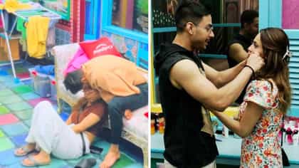 বাথরুমের সামনে বসে 'ম্যাঁও' ডাকলেন রাজবীর, নন্দিনীকে সামনে পেয়েই চুমু