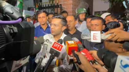 সাড়ে ৫ ঘণ্টা জিজ্ঞাসাবাদের পর 'শ্লীলতাহানি' নিয়ে জবাব দিলেন অভিষেক