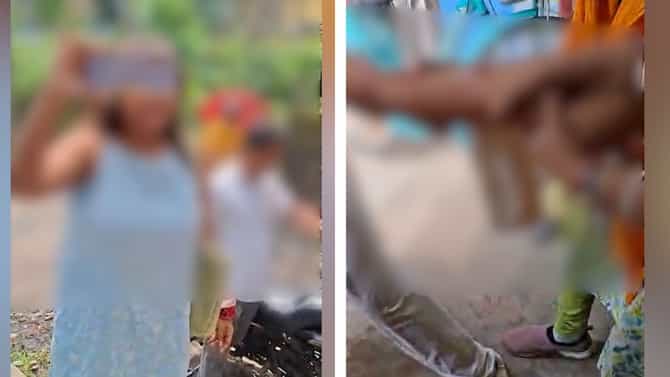 মোবাইলের ক্যামেরা অন করে শিক্ষিকাকে মার! হতবাক গোটা স্কুল
