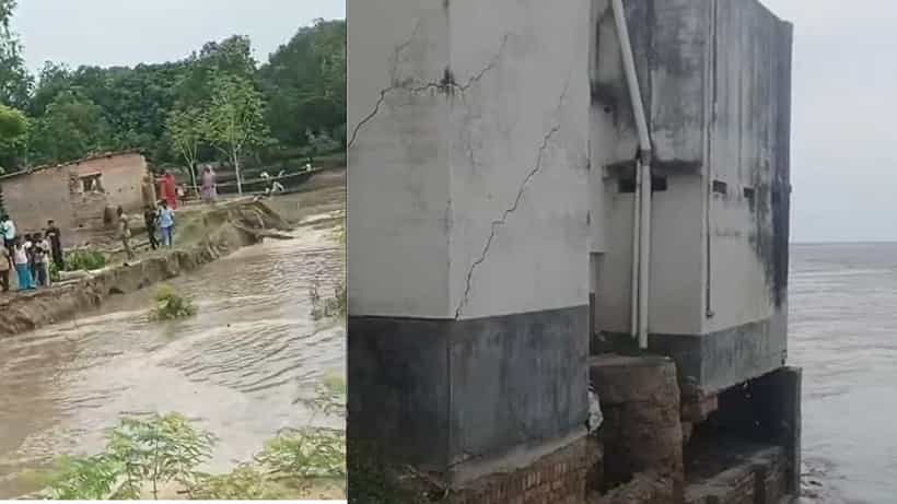 Malda Ganga Erosion: ডুবে যাওয়ার আগে মসজিদে শেষ দোয়া, জলবন্দি থেকেই কি এবার হবে দুর্গাপুজো?