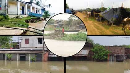 গঙ্গা গিলে খেয়েছে সব, সেই গঙ্গার জলই খেয়ে চলছে বেঁচে থাকার লড়াই!