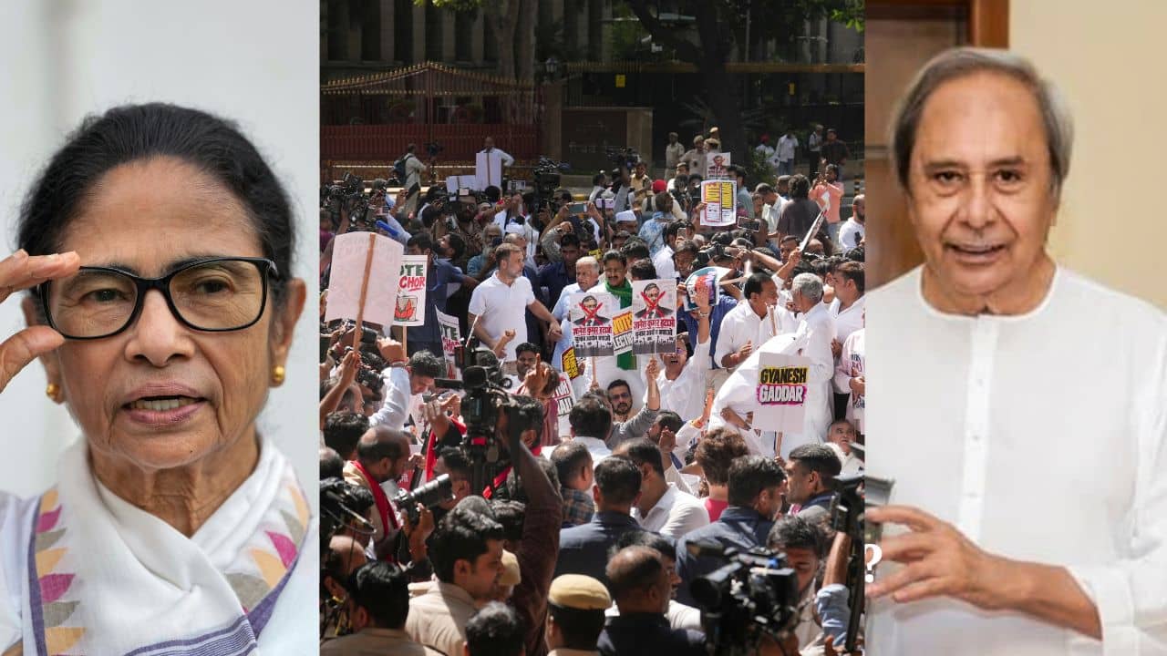 BJD Joins INDIA Blocs Protest: মমতার অনুরোধ ফেলতে পারলেন না নবীন, এই প্রথম INDIA জোটের মিছিলে BJD