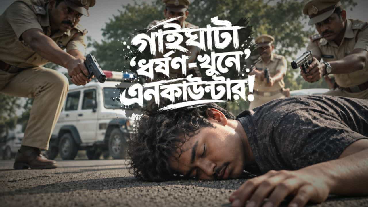 Gaighata Encounter: প্রস্রাব পেয়েছে বলে নেমেছিলেন, গাড়ি থামাতেই গুলি, পুকুরে ঝাঁপ দিতে হয় পুলিশকে, ঠিক কীভাবে হল এনকাউন্টার? Gaighata Encounter: প্রস্রাব পেয়েছে বলে নেমেছিলেন, গাড়ি থামাতেই গুলি, পুকুরে ঝাঁপ দিতে হয় পুলিশকে, ঠিক কীভাবে হল এনকাউন্টার?