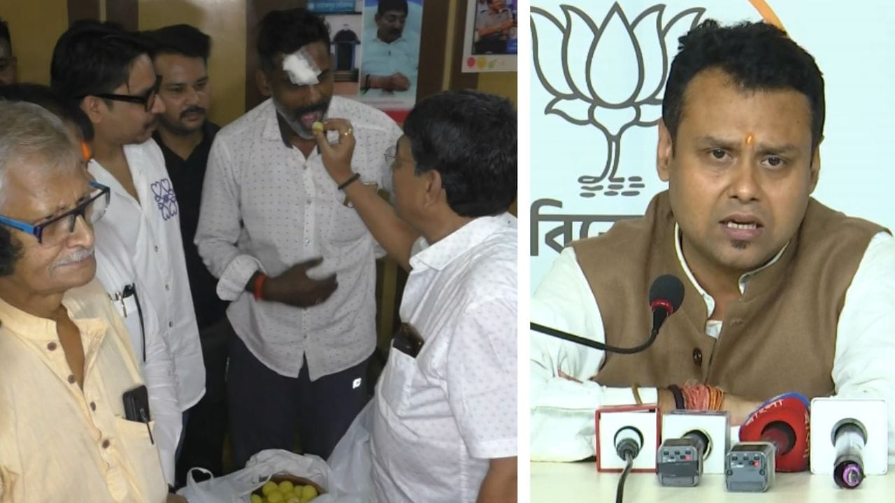Kaustav Bagchi BJP MLA: কৌস্তভের হুঁশিয়ারিই সার! BJP নেতা খুনে নাম জড়ানো তৃণমূল নেতার বাড়িতে বিজয়ার মিষ্টি নিয়ে হাজির বিজেপি কর্মীরা