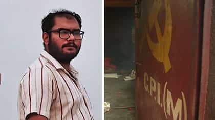 সিপিএমের অফিসে নথি পুড়ে ছাই, ভেঙে চুরমার সব, গ্রেফতার SFI নেতা