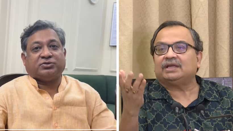 Kunal Ghosh-Sandipan Saha: সৌজন্য! লবিতে দাঁড়িয়ে কুণালের সঙ্গে দীর্ঘক্ষণ কথা বললেন সন্দীপন