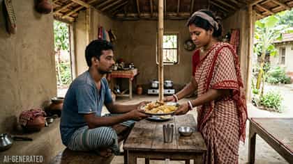 স্ত্রীর হাতের বিরিয়ানি খেয়েই শেষ! কেঁদে কুল পাচ্ছেন না আত্মীয়রা