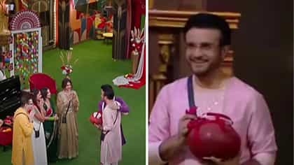 মিষ্টির হাঁড়ি হাতে বিগ বসের ঘরের ভিতর 'দাদা' সৌরভ!
