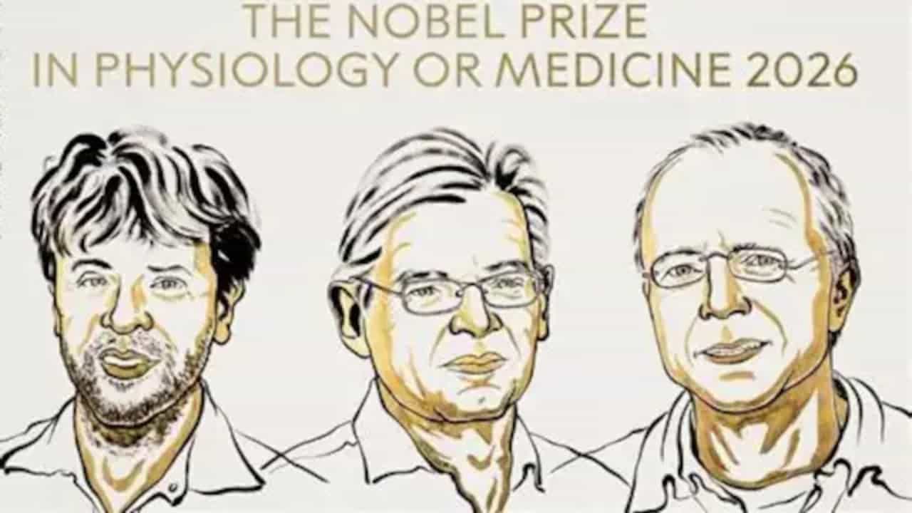 2026 Nobel Prize in Medicine: মস্তিষ্ক গবেষণায় নতুন দিগন্ত খুলে চিকিৎসাবিজ্ঞানে নোবেল পেলেন ৩ বিজ্ঞানী 2026 Nobel Prize in Medicine: মস্তিষ্ক গবেষণায় নতুন দিগন্ত খুলে চিকিৎসাবিজ্ঞানে নোবেল পেলেন ৩ বিজ্ঞানী