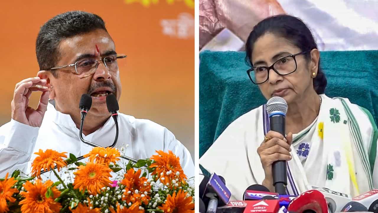 Suvendu on Mamata: '৭৫ বছর বয়স, আর না দাঁড়ানোই ভালো',নাম না করে মমতাকে বিশ্রামের পরামর্শ শুভেন্দুর Suvendu on Mamata: '৭৫ বছর বয়স, আর না দাঁড়ানোই ভালো',নাম না করে মমতাকে বিশ্রামের পরামর্শ শুভেন্দুর