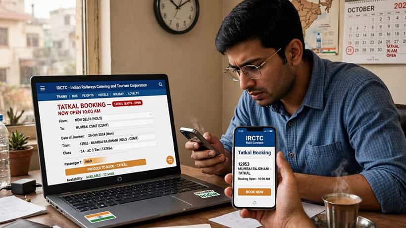 Tatkal Ticket booking: কনফার্ম টিকিট পাননি? তৎকাল টিকিট বুকিংয়ের করার সহজ পদ্ধতি জানুন