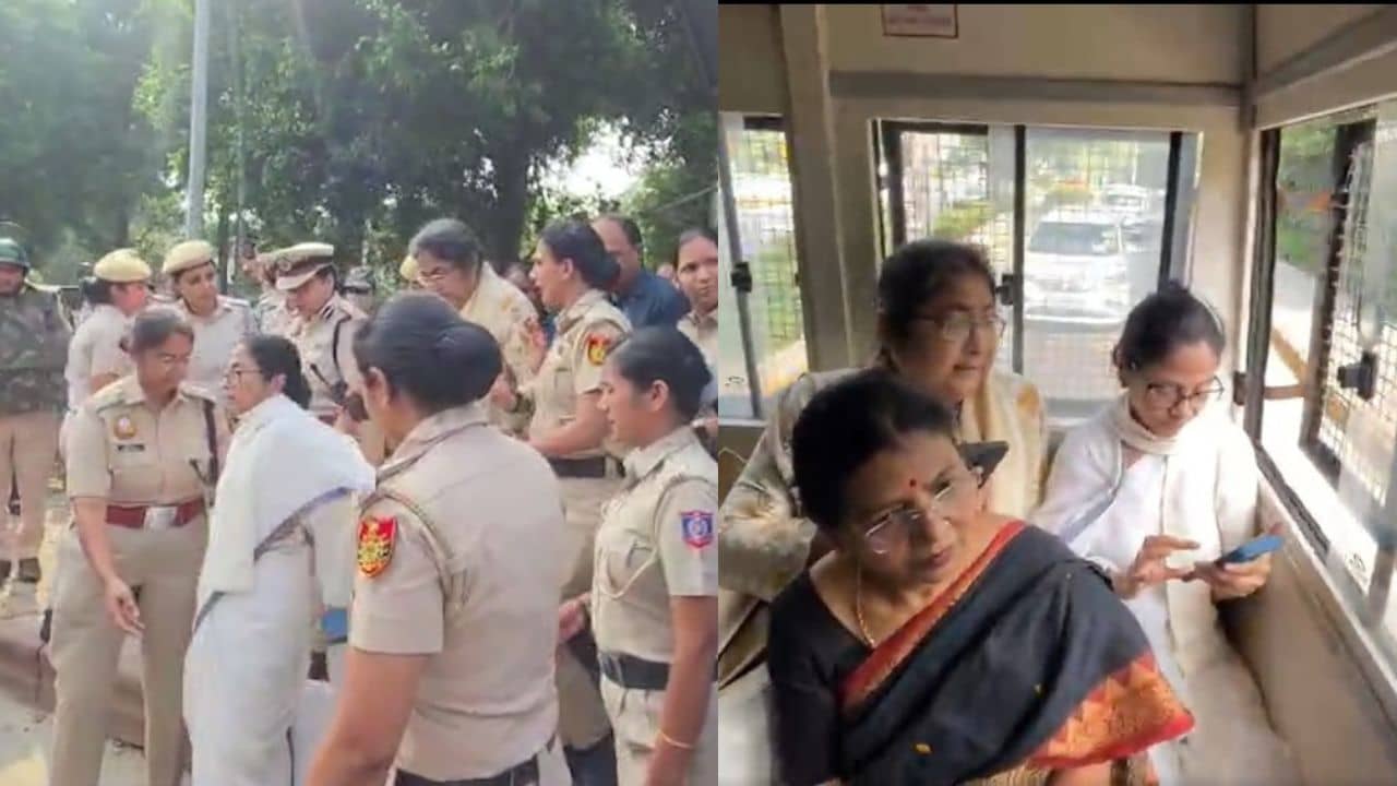 Mamata Banerjee Detained: বাড়ির সামনে থেকে প্রিজন ভ্যানে তোলা হল মমতাকে, রাস্তাতেই ঘোরানো হচ্ছে প্রাক্তন মুখ্যমন্ত্রীকে
