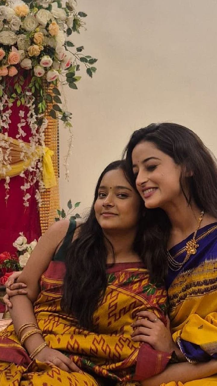পর্দার বাইরে এ কেমন রূপ দুলারী আর পল্লবীর! বাড়িতেই মজার নাচের আসর জমালেন দুই বোন