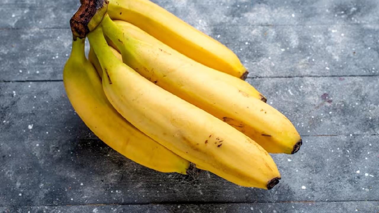 Four Ripe Banana