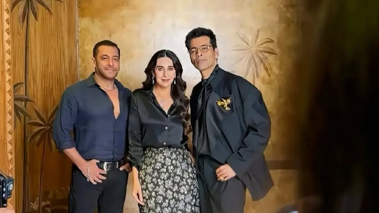 এই নবম সিজনের প্রথম পর্বেই ধামাকা নিয়ে হাজির হয়েছেন বলিউডের ভাইজান সলমন খান। সঙ্গে ছিলেন নব্বইয়ের দশকের অন্যতম জনপ্রিয় অভিনেত্রী করিশ্মা কাপুর। এই তিন তারকার আড্ডায় শোয়ের জৌলুস এক ধাক্কায় অনেকটাই বেড়ে গিয়েছে। Tv9 Network