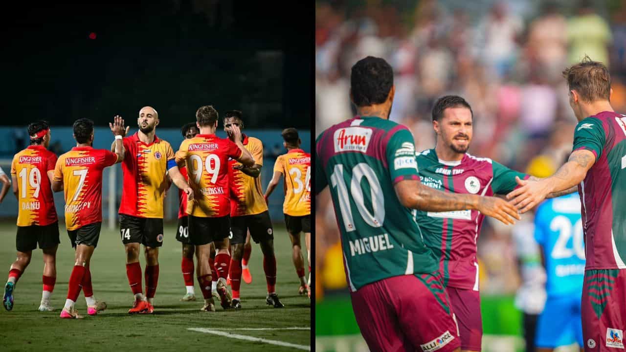 IFA Shield Final: যুবভারতীতে মুখোমুখি মোহন-ইস্ট, বাড়িতে কোথায় দেখবেন আইএফএ শিল্ড ফাইনাল? IFA Shield Final: যুবভারতীতে মুখোমুখি মোহন-ইস্ট, বাড়িতে কোথায় দেখবেন আইএফএ শিল্ড ফাইনাল?